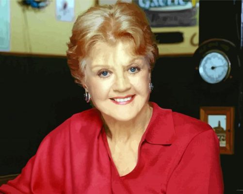 Jessica Fletcher Murder She Wrote paint by number