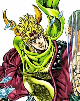 Jojo Caesar Manga Anime paint by number