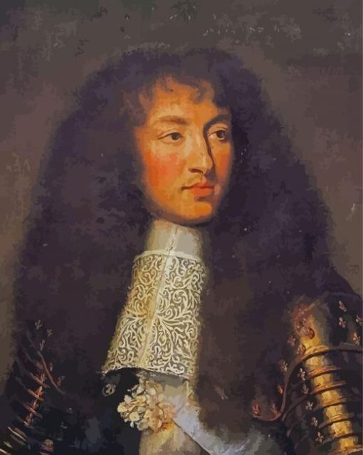 King Louis XIV paint by number