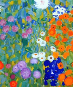 Klimt Flower Garden paint by number