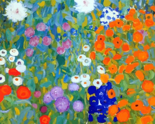 Klimt Flower Garden paint by number