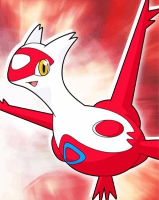 Latias Art Paint by number