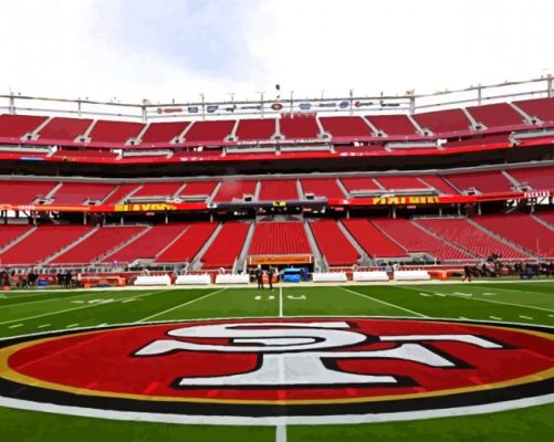 Levis Stadium paint by number