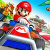 Mario Kart Video Game paint by number