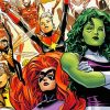 Marvel Women Art paint by number