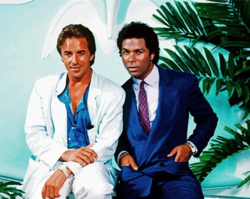 Miami Vice Serie paint by number