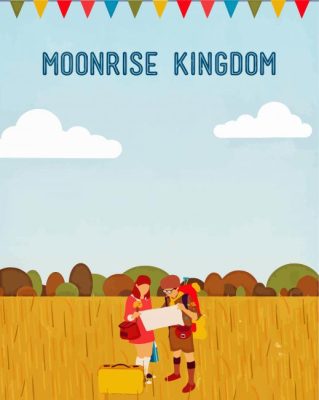 Moonrise Kingdom Movie Poster paint by number