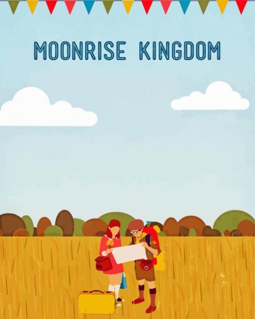Moonrise Kingdom Movie Poster paint by number