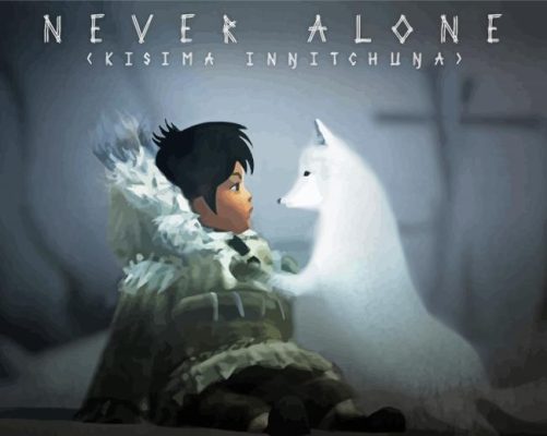 Never Alone Poster paint by number