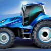 New Holland Tractor paint by number