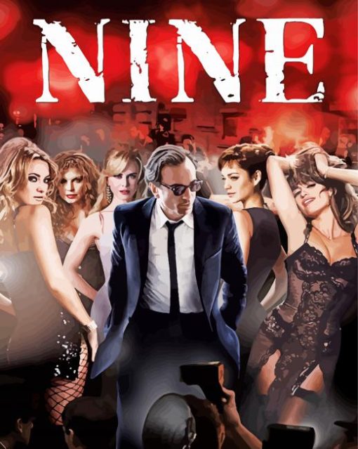 Nine Movie Poster paint by number