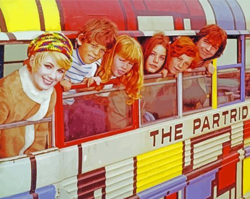 Partridge Family paint by number