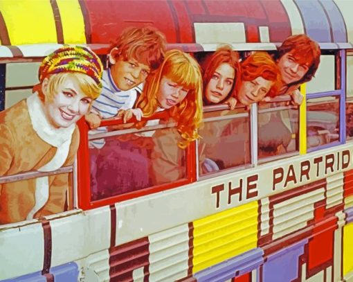 Partridge Family paint by number