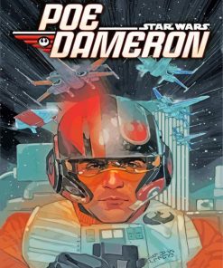 Poe Dameron Marvel Poster paint by number