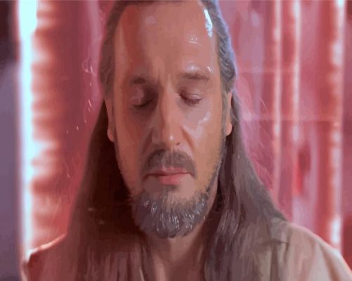 Qui Gon Jinn paint by number