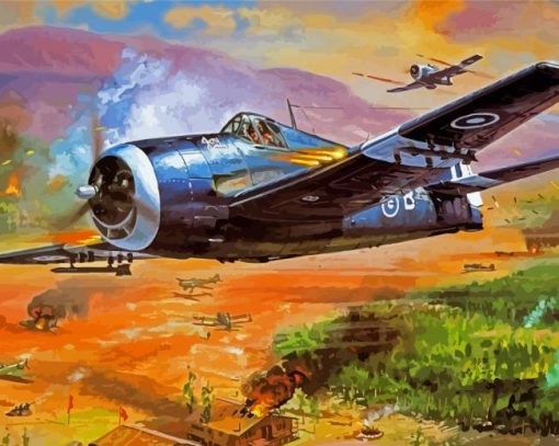 RAAF Military Planes paint by number