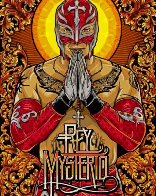 Rey Mysterio Art paint by number