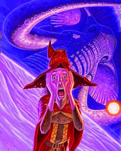 Rincewind Fantasy Character paint by number