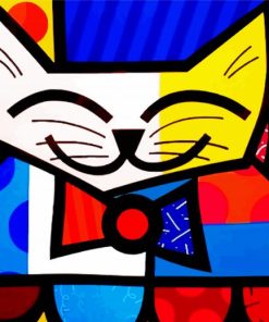 Romero Britto Cat paint by number