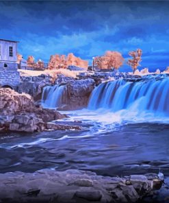 South Dakota Sioux Falls paint by number