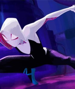 Spider Gwen Stacy Character paint by number