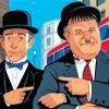 Stan And Ollie Art paint by number