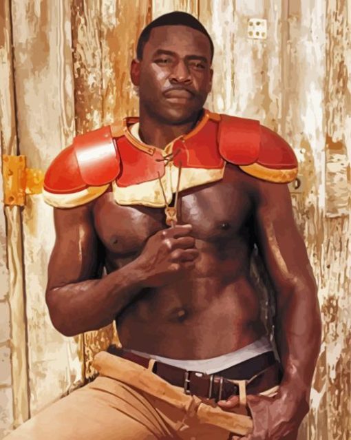 Stylish Michael Irvin paint by number