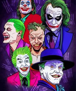 The Jokers Art Paint by number