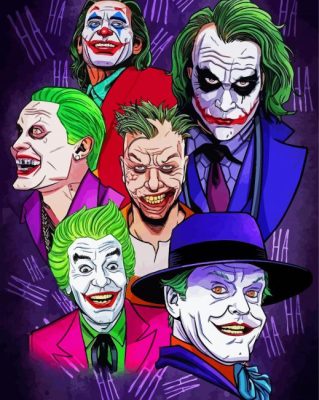 The Jokers Art Paint by number