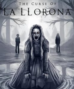 The Curse Of La Llorona Illustration paint by number