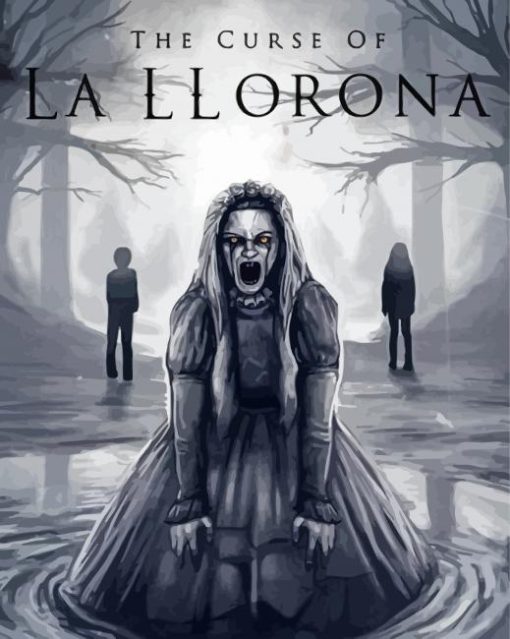 The Curse Of La Llorona Illustration paint by number