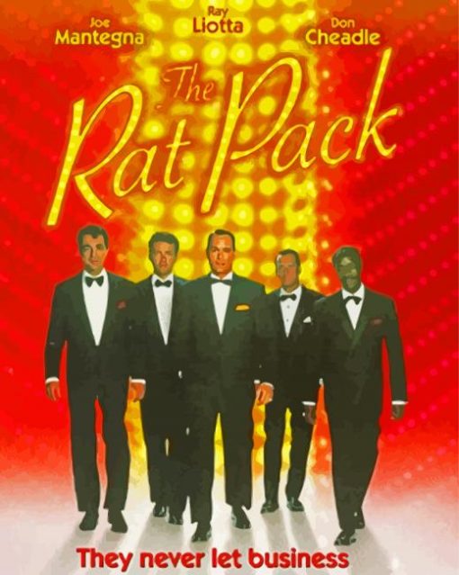 The Rat Pack Poster paint by number