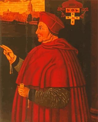 Thomas Wolsey Portrait paint by number