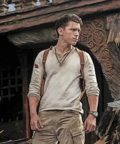 Tom Holland Uncharted paint by number