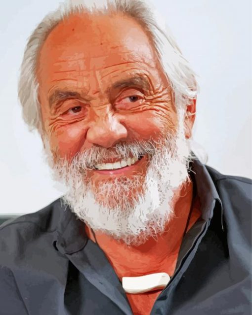 Tommy Chong Actor paint by number