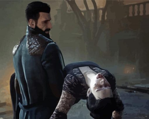Vampyr Game Characters paint by number