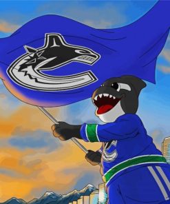 Vancouver Canucks Art Sport paint by number
