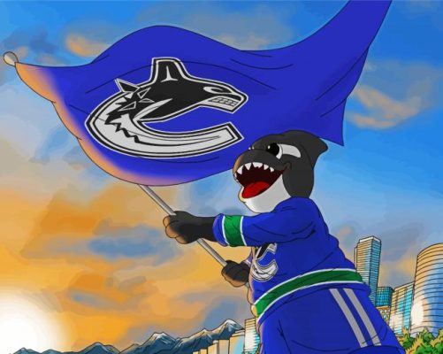 Vancouver Canucks Art Sport paint by number