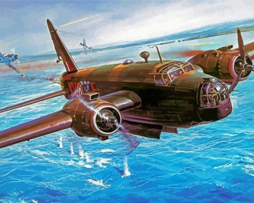Vickers Wellington paint by number