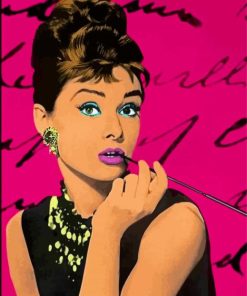 Warhol Audrey Hepburn paint by number