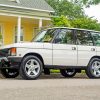 White Classic Rover paint by number