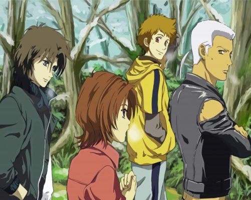 Wolfs Rain Characters paint by number