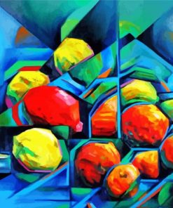 Abstract Fruit paint by number