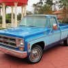 Aesthetic 76 GMC Pickup paint by number
