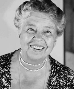 Aesthetic Eleanor Roosevelt paint by number