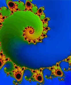 Aesthetic Fractals Art paint by number