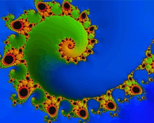 Aesthetic Fractals Art paint by number