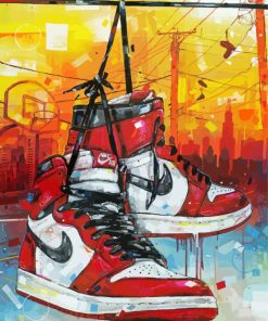 Aesthetic Jordans paint by number