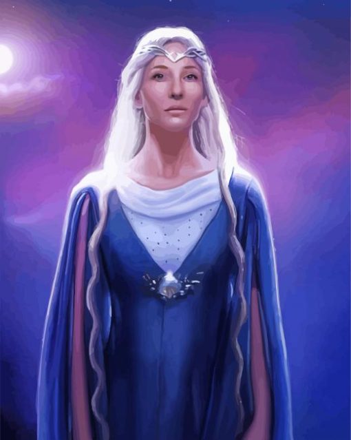 Aesthetic Lord Of The Rings Galadriel Art paint by number