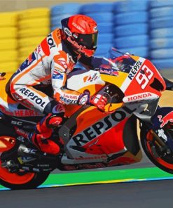 Aesthetic Marc Marquez paint by number